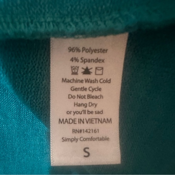 NWT Small LulaRoe Sarah Duster Cardigan Teal - Picture 4 of 5